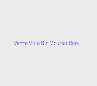Vente Villa  Alger